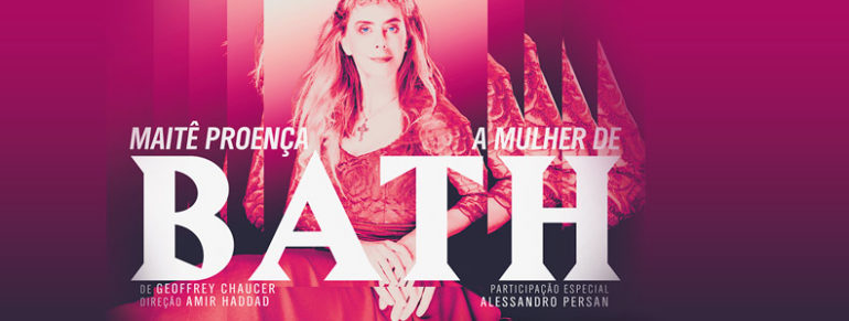 Maitê Proença em “A mulher de Bath”